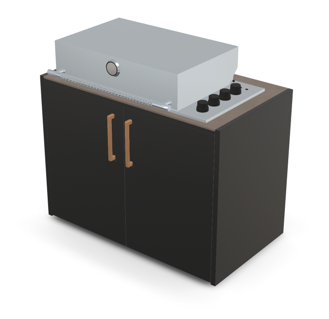 Brabura Box-Q 4-Brenner Edelstahl, Grills, Detailansicht 31