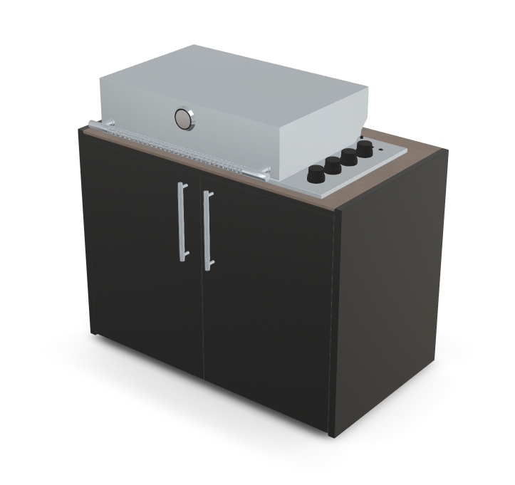 Brabura Box-Q 4-Brenner Edelstahl, Grills, Detailansicht 33