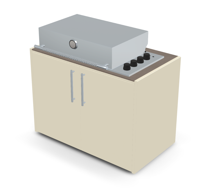 Brabura Box-Q 4-Brenner Edelstahl, Grills, Detailansicht 36