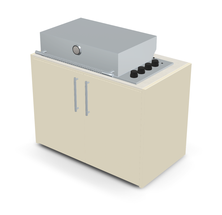 Brabura Box-Q 4-Brenner Edelstahl, Grills, Detailansicht 11