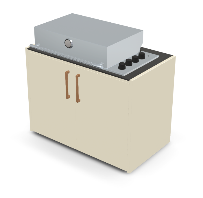 Brabura Box-Q 4-Brenner Edelstahl, Grills, Detailansicht 3