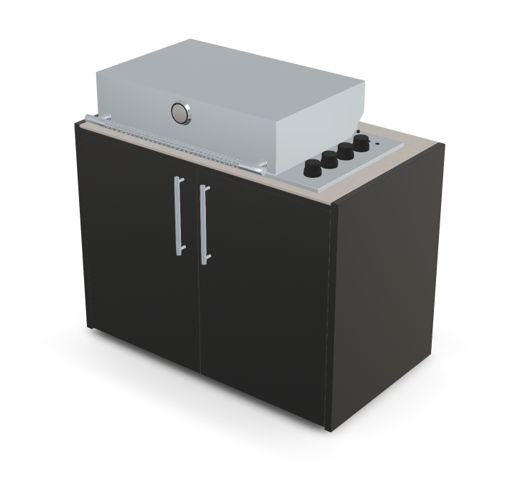 Brabura Box-Q 4-Brenner Edelstahl, Grills, Detailansicht 27