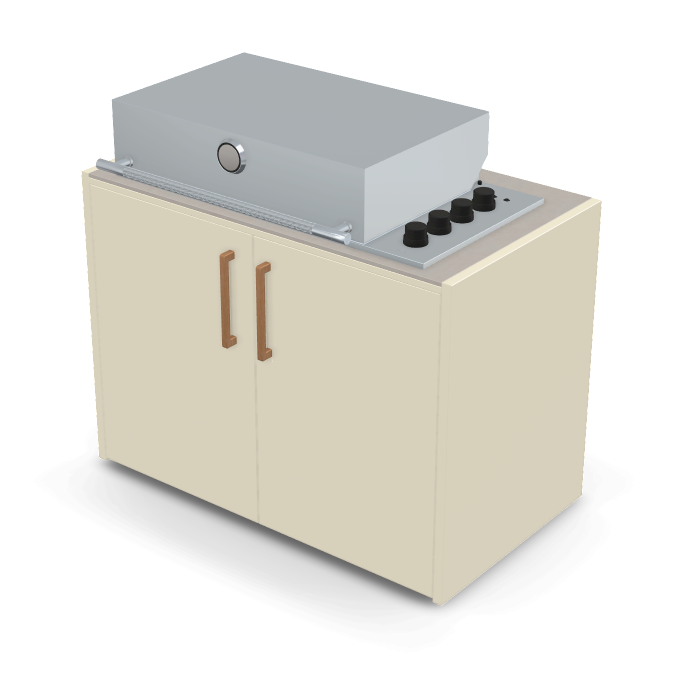 Brabura Box-Q 4-Brenner Edelstahl, Grills, Detailansicht 28