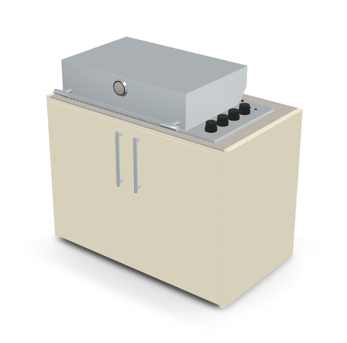 Brabura Box-Q 4-Brenner Edelstahl, Grills, Detailansicht 30