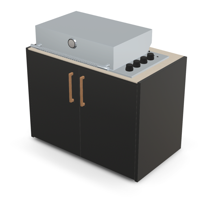 Brabura Box-Q 4-Brenner Edelstahl, Grills, Detailansicht 43