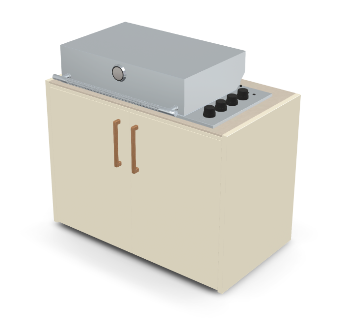 Brabura Box-Q 4-Brenner Edelstahl, Grills, Detailansicht 46