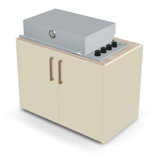 Brabura Box-Q 4-Brenner Edelstahl, Grills, Detailansicht 22