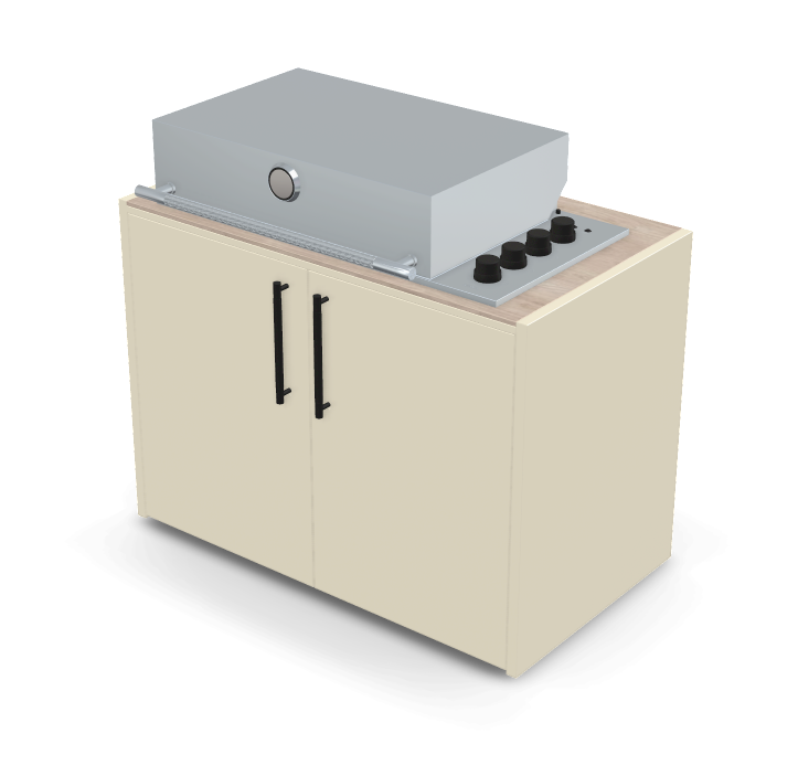 Brabura Box-Q 4-Brenner Edelstahl, Grills, Detailansicht 24