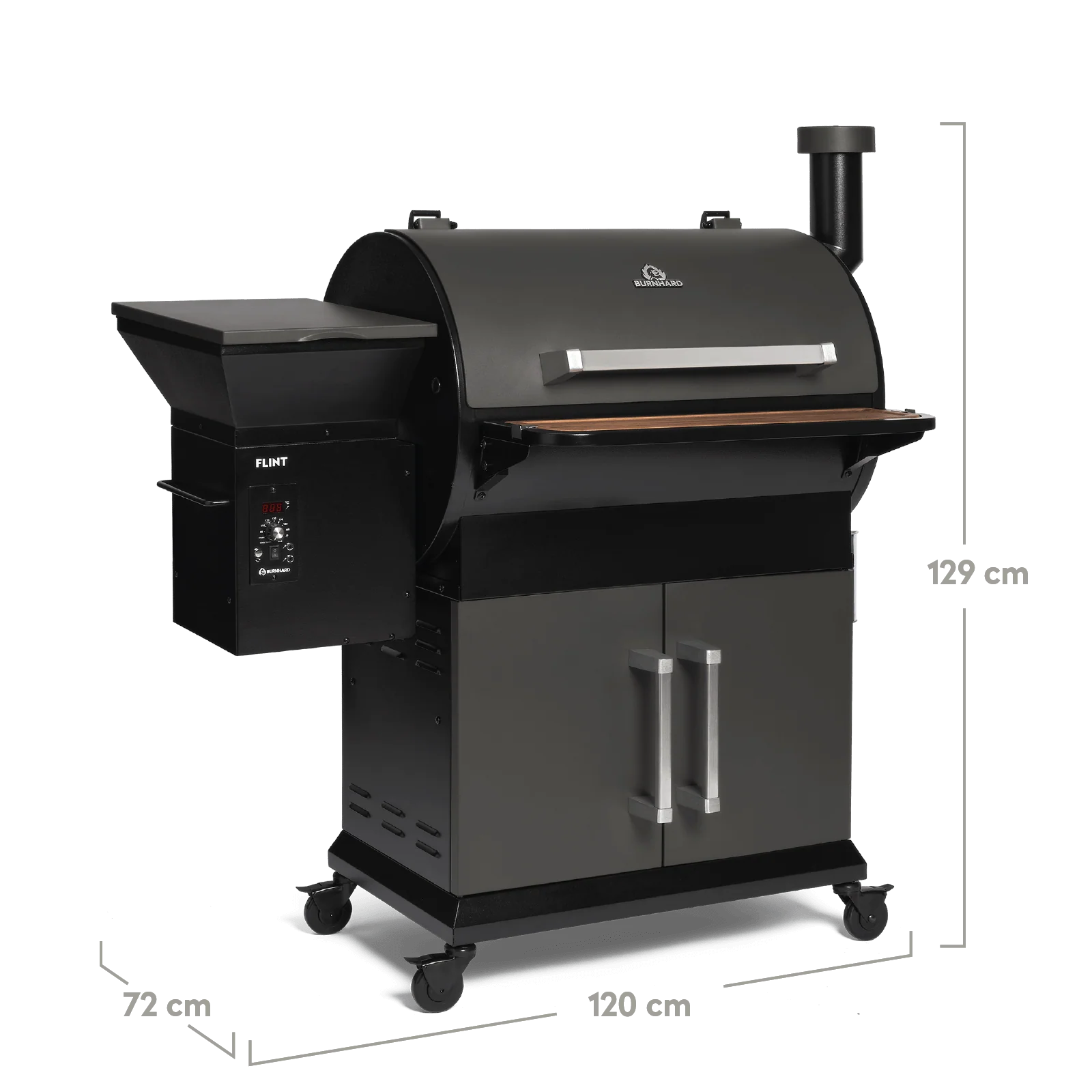 Burnhard FLINT Pelletsmoker, Detailansicht 1