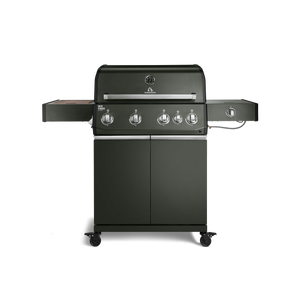 Burnhard Big FRED Deluxe Gasgrill Green Edition 4-Brenner mit Gusseisenrost Series 4