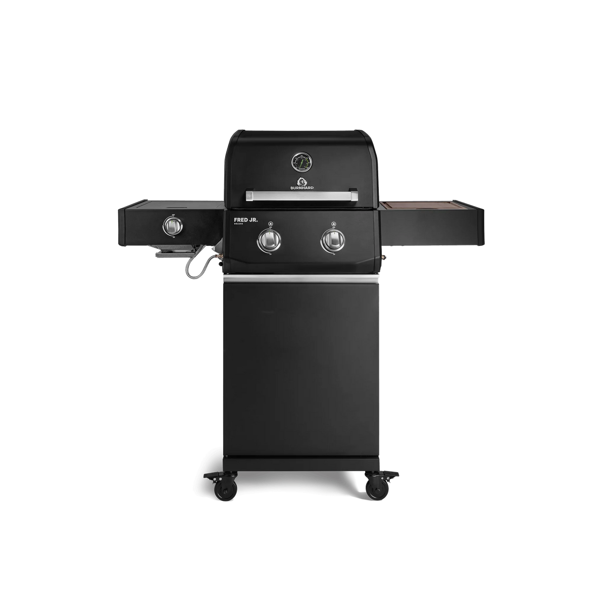 Burnhard FRED Jr. Deluxe Gasgrill Black Edition 2-Brenner mit Gussrost Series 4, Grills
