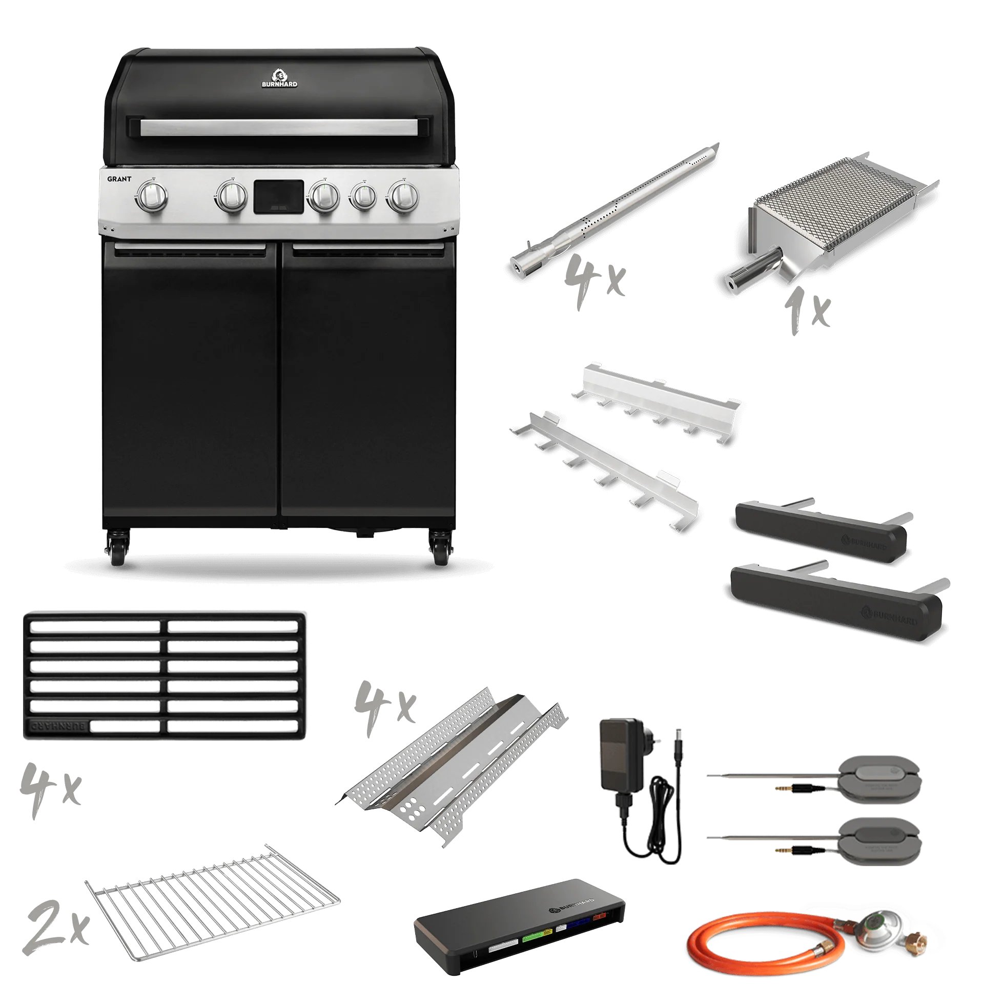 Burnhard GRANT Base +, Grillrost aus Gusseisen, Detailansicht 1