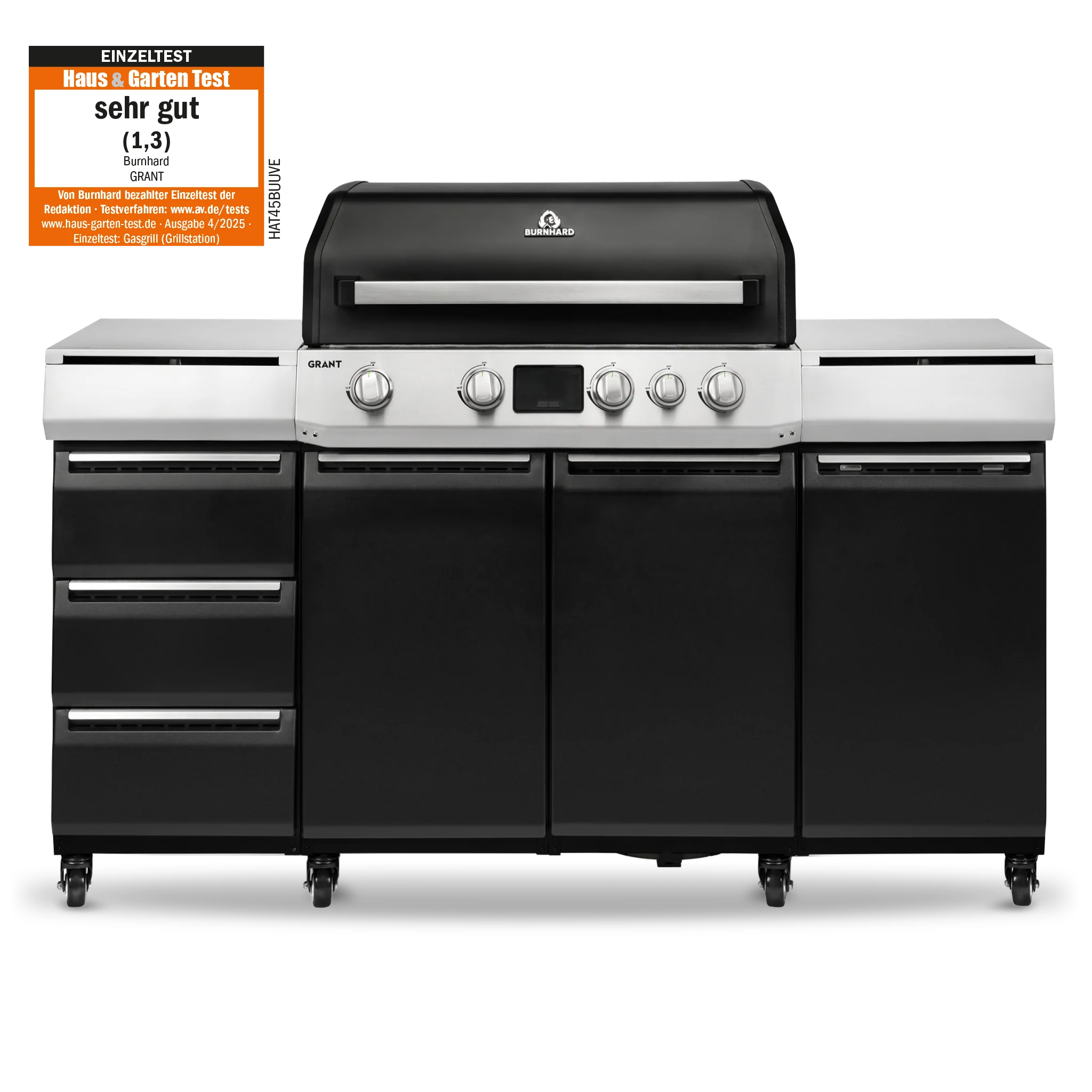 Burnhard GRANT Pro +, Grillrost aus Edelstahl