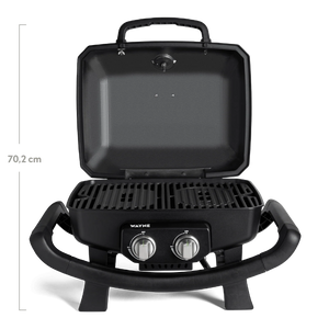 Burnhard WAYNE Balkongrill 2-Brenner, Detailansicht 1
