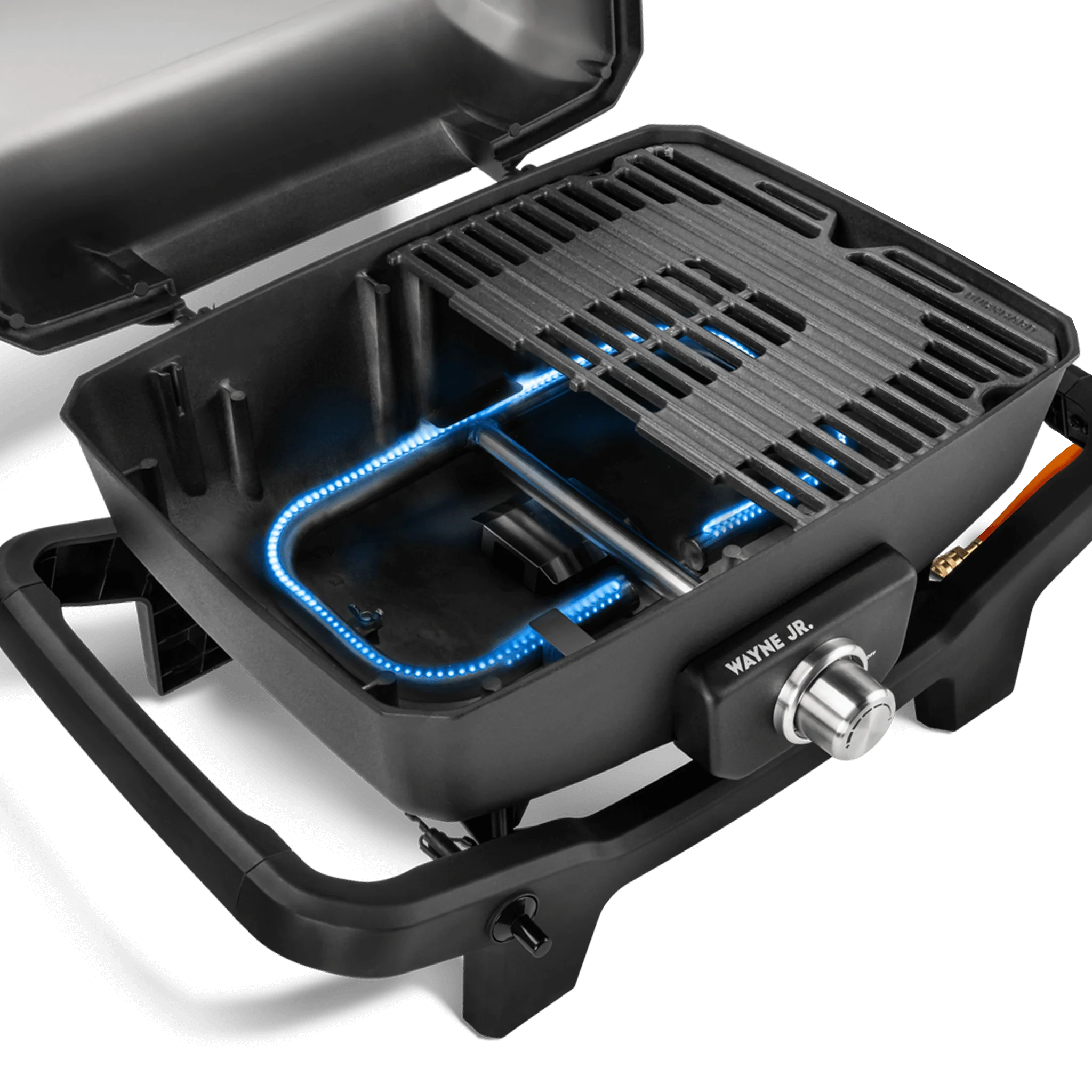 Burnhard WAYNE Jr. Balkongrill 1-Brenner inkl. Gasflaschen Adapter, Detailansicht 2