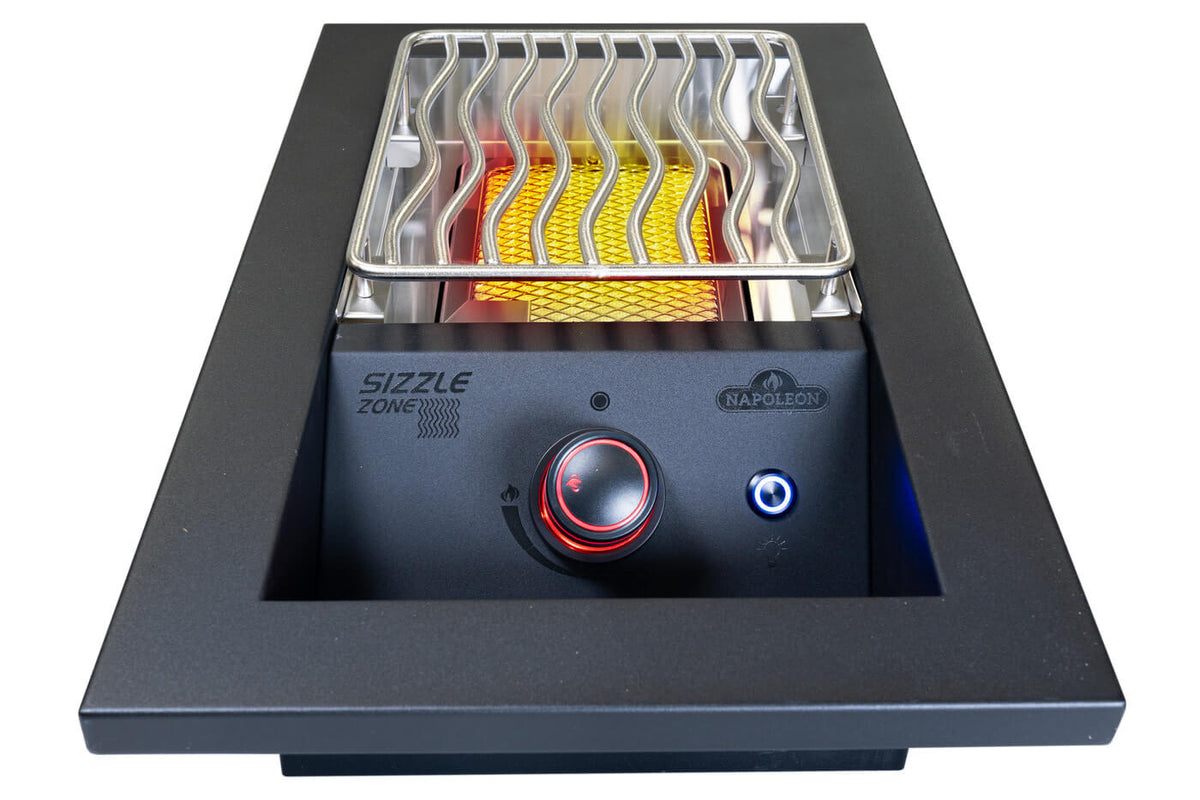 Napoleon 700-Series Integrierter Infrarot-Einzelbrenner, Grillrost aus Edelstahl
