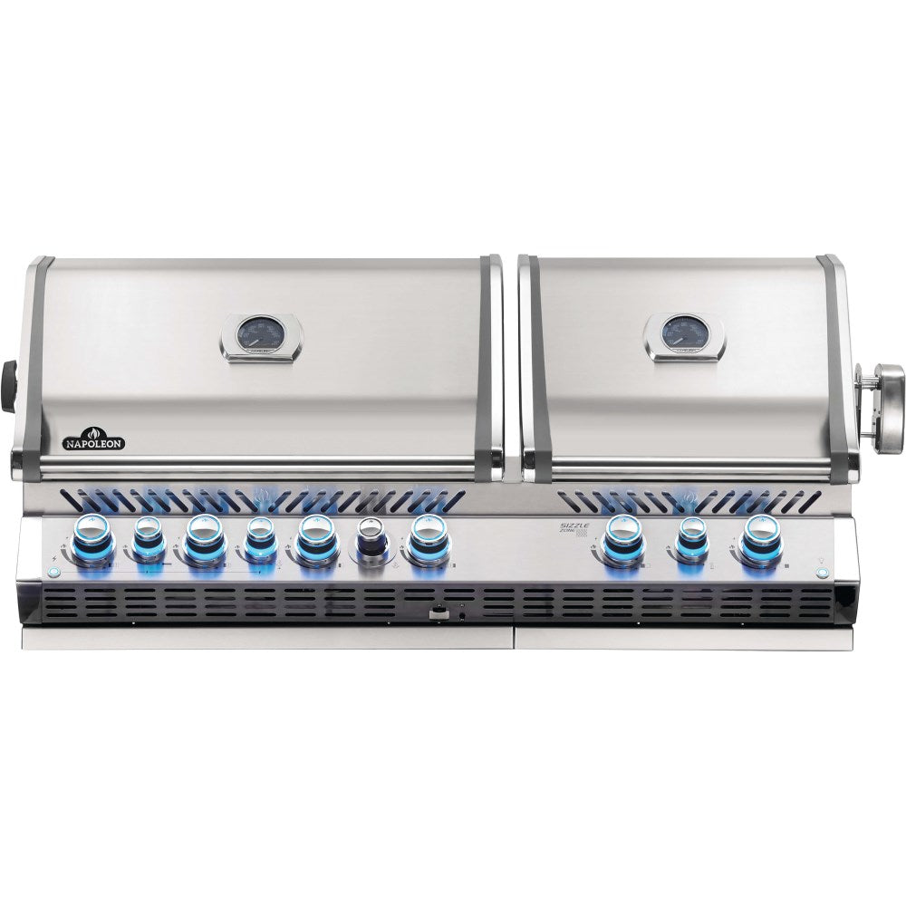Napoleon Prestige Pro 825, Edelstahl, Einbau inkl. Drehspieß