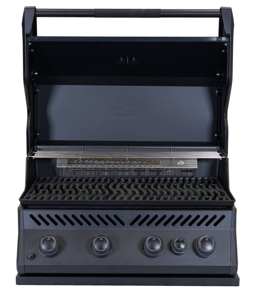 Napoleon 300-Serie 32", Mattschwarz, Einbaugrill, Detailansicht 3