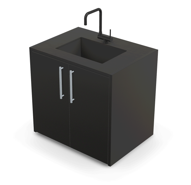 Brabura CT 90 Waschbeckenmodul, Detailansicht 2