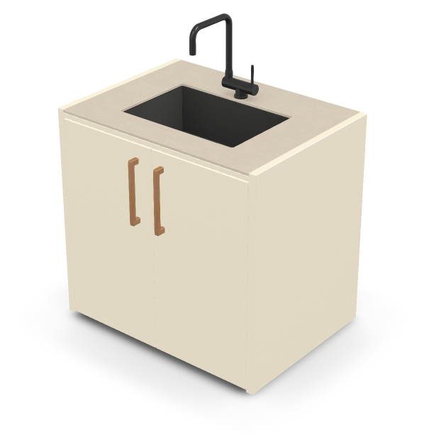Brabura CT 90 Waschbeckenmodul, Detailansicht 45