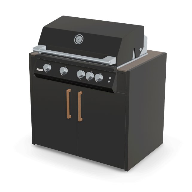 Brabura Fusion 400 RM Modul| Neustes Edelstahlmodell, Grillrost aus Edelstahl, für 1 - 15 Personen, Detailansicht 30