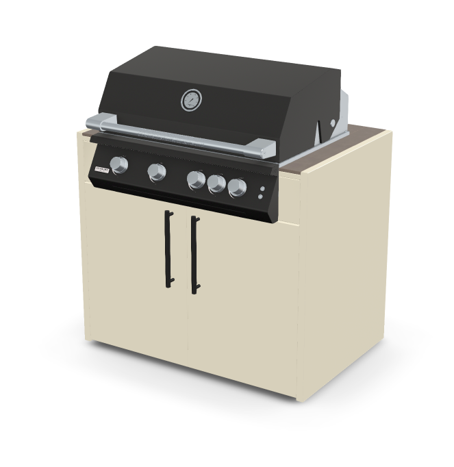 Brabura Fusion 400 RM Modul| Neustes Edelstahlmodell, Grillrost aus Edelstahl, für 1 - 15 Personen, Detailansicht 34