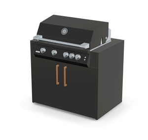Brabura Fusion 400 RM Modul| Neustes Edelstahlmodell, Grillrost aus Edelstahl, für 1 - 15 Personen