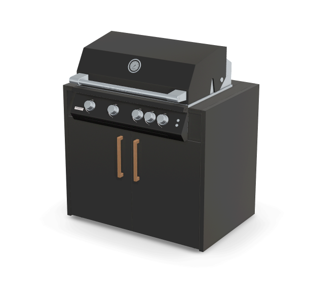 Brabura Fusion 400 RM Modul| Neustes Edelstahlmodell, Grillrost aus Edelstahl, für 1 - 15 Personen