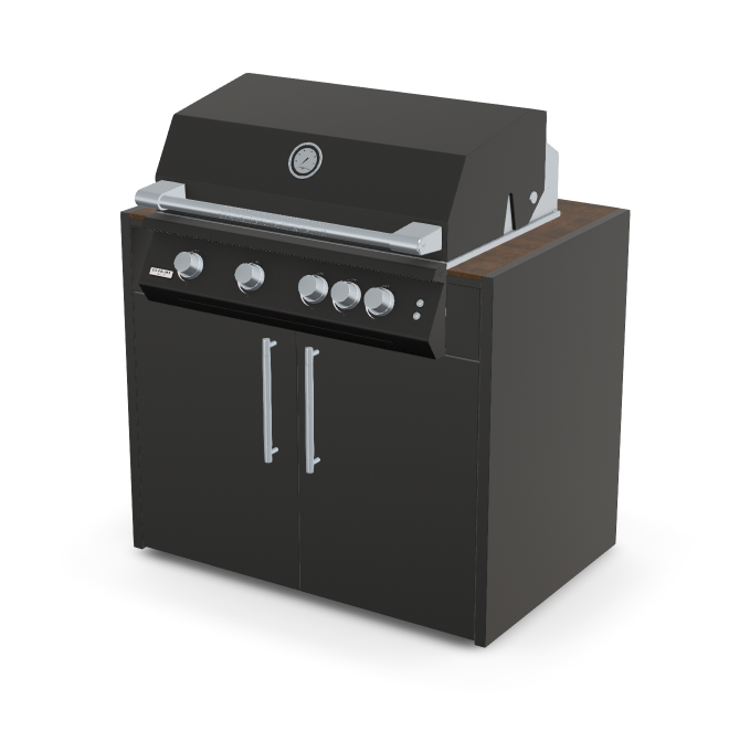 Brabura Fusion 400 RM Modul| Neustes Edelstahlmodell, Grillrost aus Edelstahl, für 1 - 15 Personen, Detailansicht 38