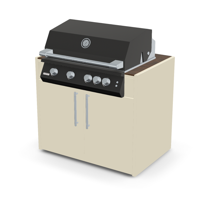 Brabura Fusion 400 RM Modul| Neustes Edelstahlmodell, Grillrost aus Edelstahl, für 1 - 15 Personen, Detailansicht 41