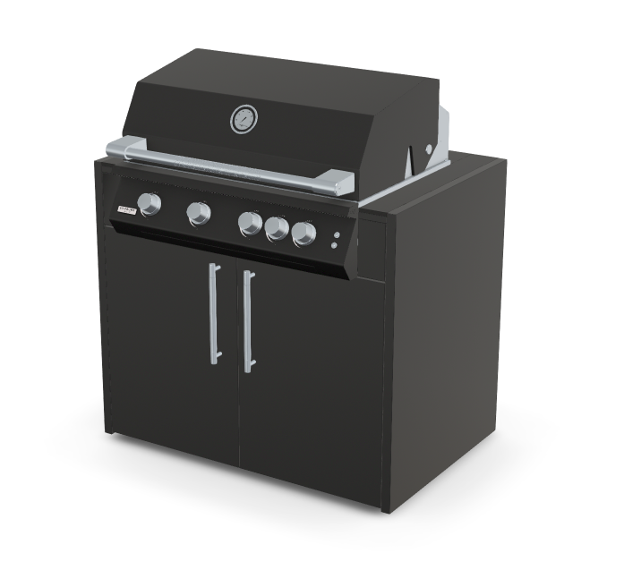 Brabura Fusion 400 RM Modul| Neustes Edelstahlmodell, Grillrost aus Edelstahl, für 1 - 15 Personen, Detailansicht 14