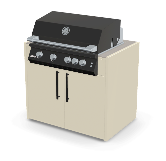 Brabura Fusion 400 RM Modul| Neustes Edelstahlmodell, Grillrost aus Edelstahl, für 1 - 15 Personen, Detailansicht 28