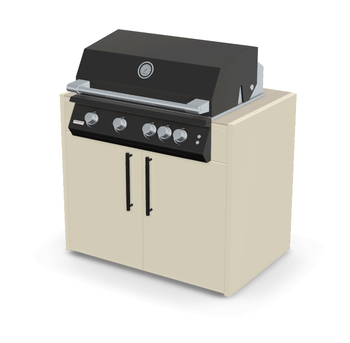 Brabura Fusion 400 RM Modul| Neustes Edelstahlmodell, Grillrost aus Edelstahl, für 1 - 15 Personen, Detailansicht 46