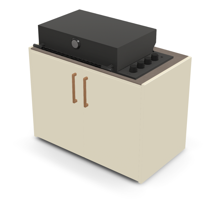 Brabura Box-Q 4-Brenner schwarz| Neuestes Edelstahlmodell, Detailansicht 33