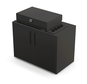 Brabura Box-Q 4-Brenner schwarz| Neuestes Edelstahlmodell, Detailansicht 1