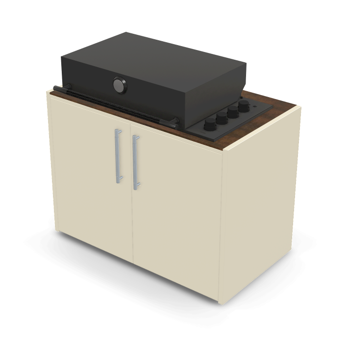 Brabura Box-Q 4-Brenner schwarz| Neuestes Edelstahlmodell, Detailansicht 41