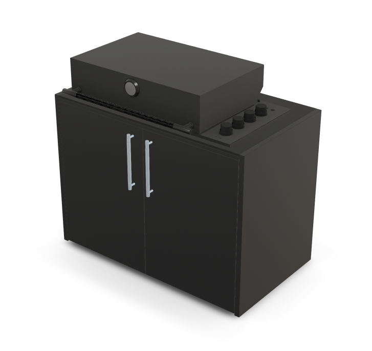 Brabura Box-Q 4-Brenner schwarz| Neuestes Edelstahlmodell, Detailansicht 14