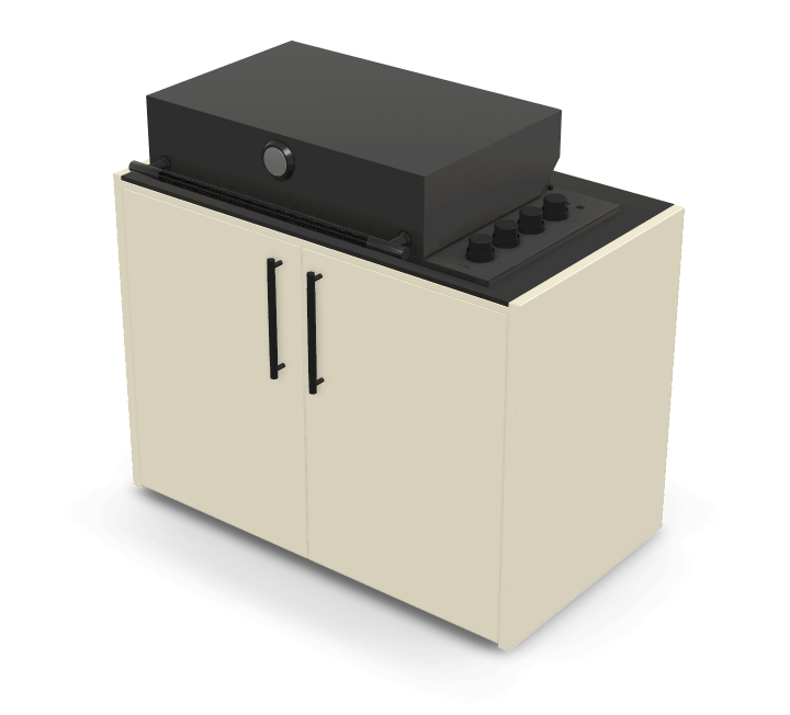 Brabura Box-Q 4-Brenner schwarz| Neuestes Edelstahlmodell, Detailansicht 16