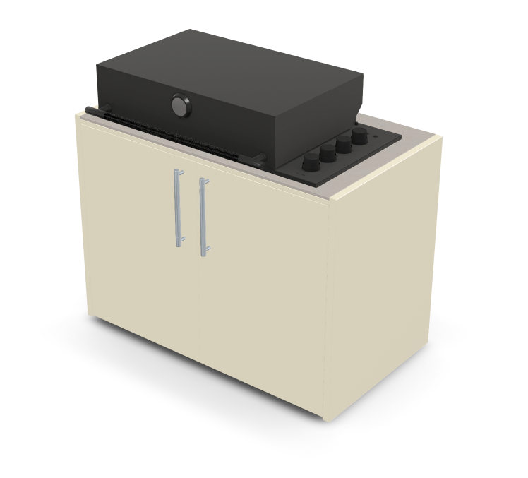 Brabura Box-Q 4-Brenner schwarz| Neuestes Edelstahlmodell, Detailansicht 29