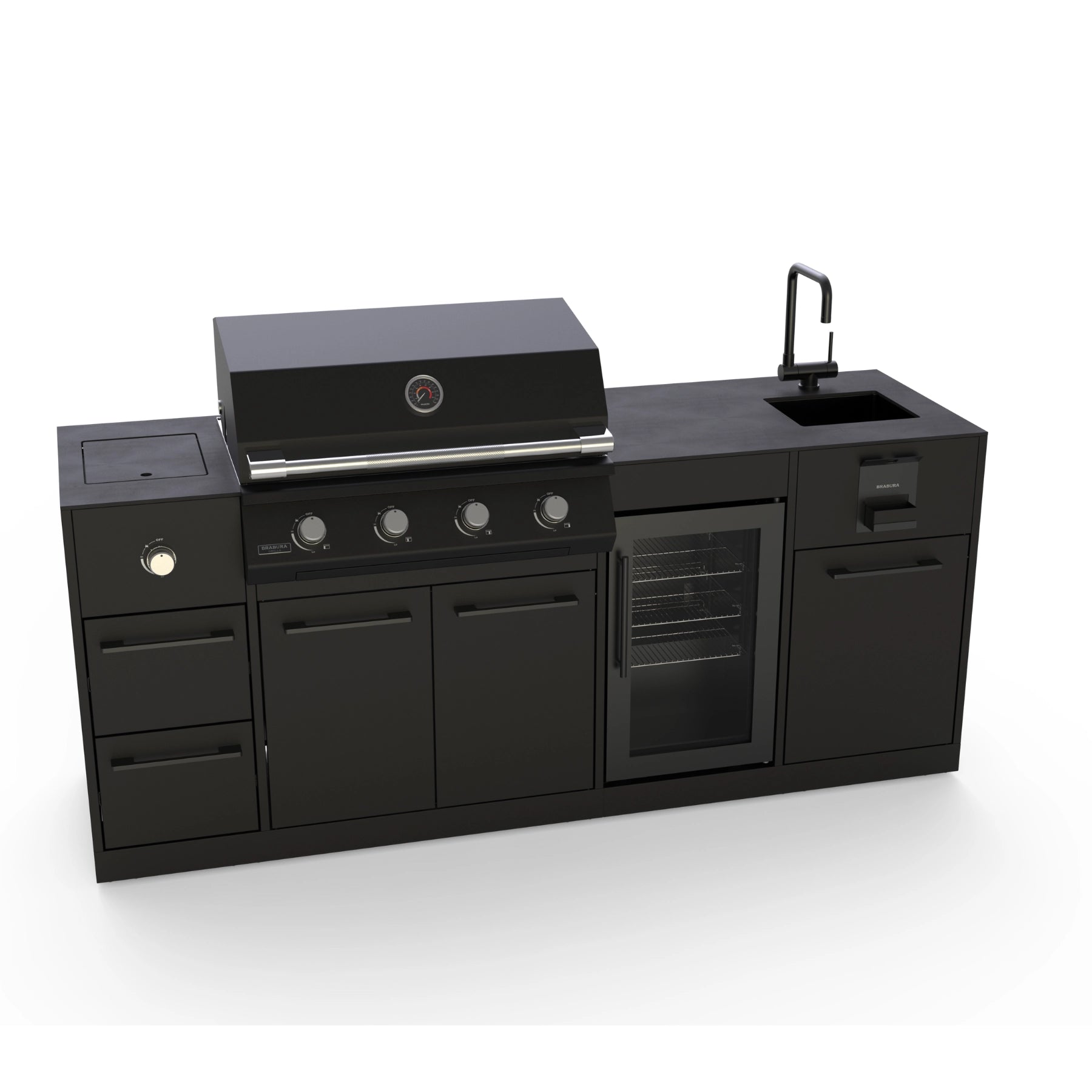 Brabura Lite Serie 400, Außenküche, Detailansicht 2