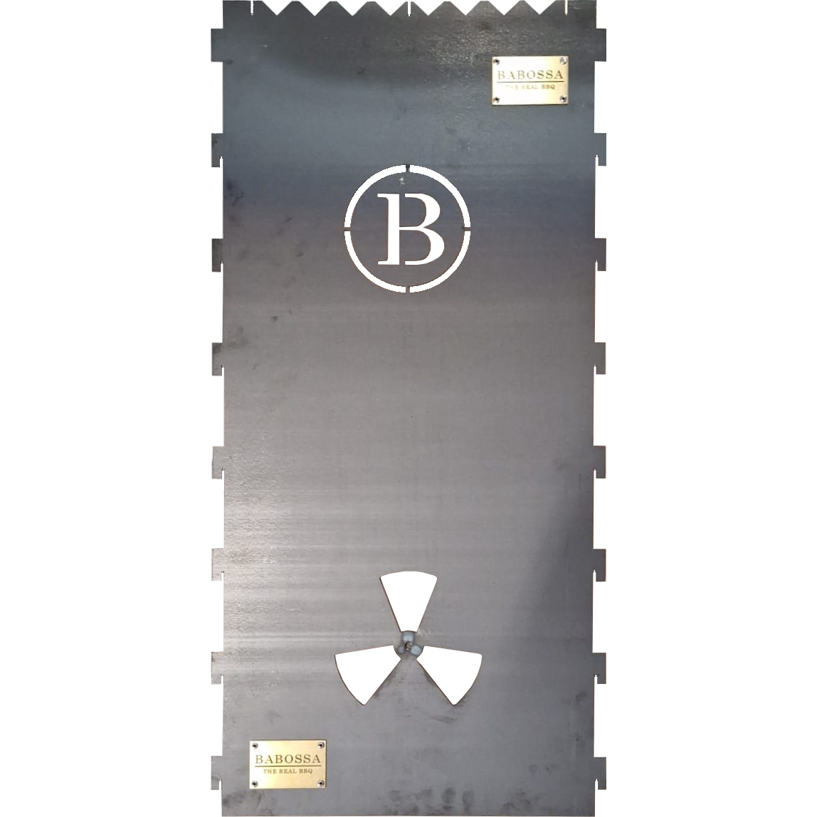 BABOSSA Feuertonne, Unterbau Wand hinten