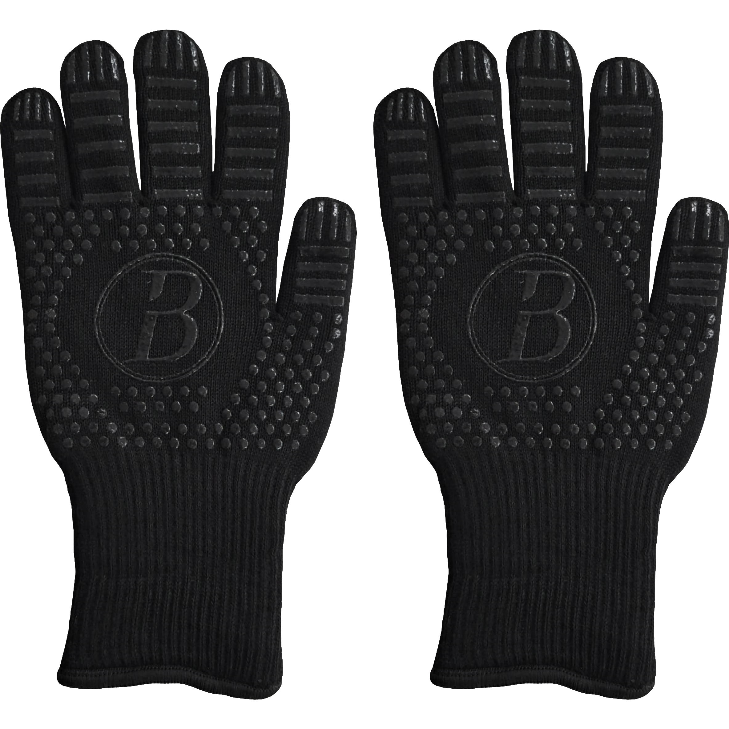 BABOSSA Grillhandschuhe, Aramid All-Black, Grillzubehör