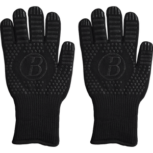 BABOSSA Grillhandschuhe, Aramid All-Black, Grillzubehör