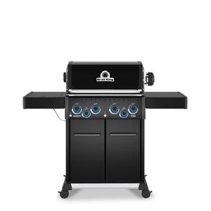 Broil King Baron 490 X Shadow Gasgrill inkl. Drehspieß/ Modell 2026, Grillrost aus Gusseisen