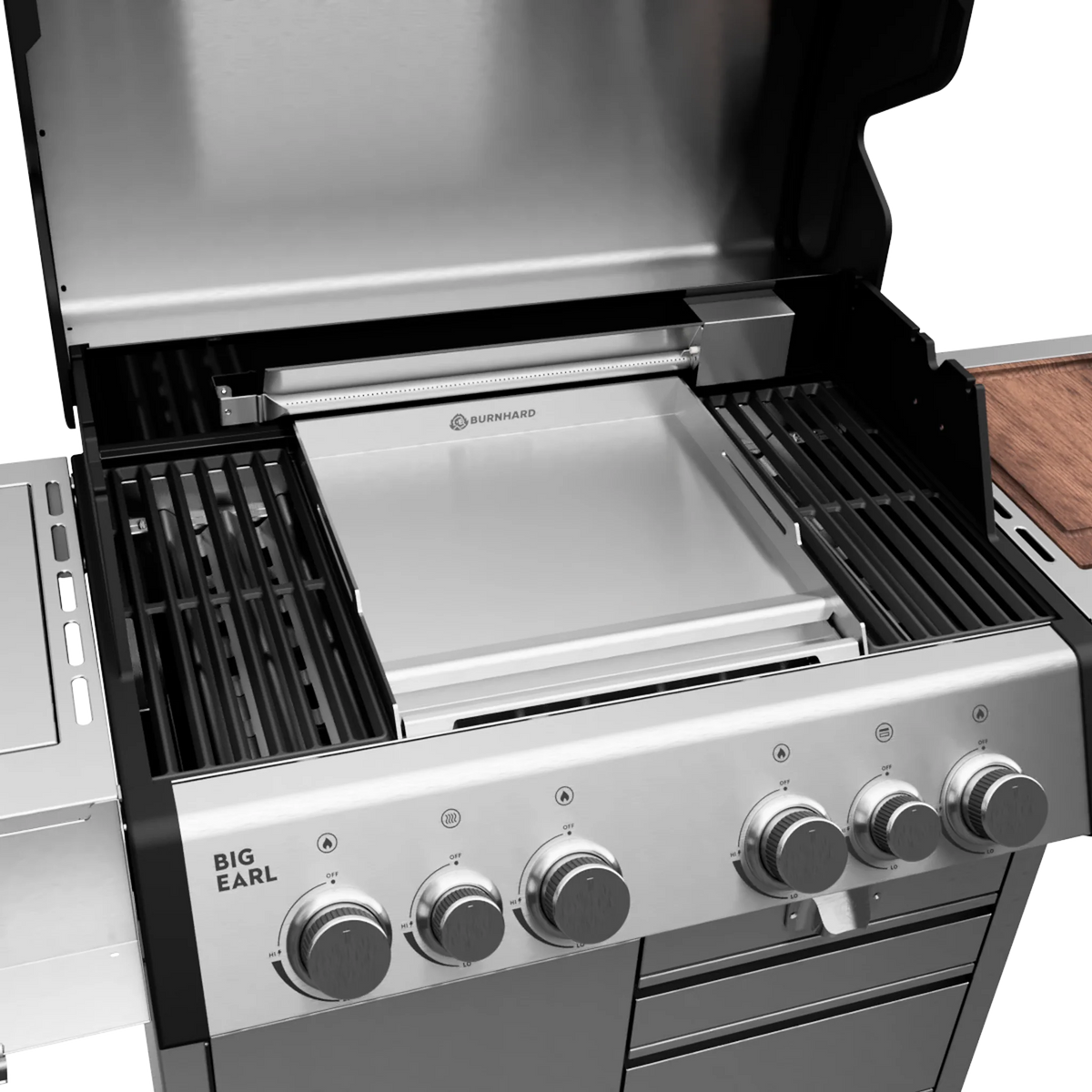 Burnhard Premium Plancha Grillplatte Einsatzpfanne EARL, Grillzubehör, Detailansicht 1