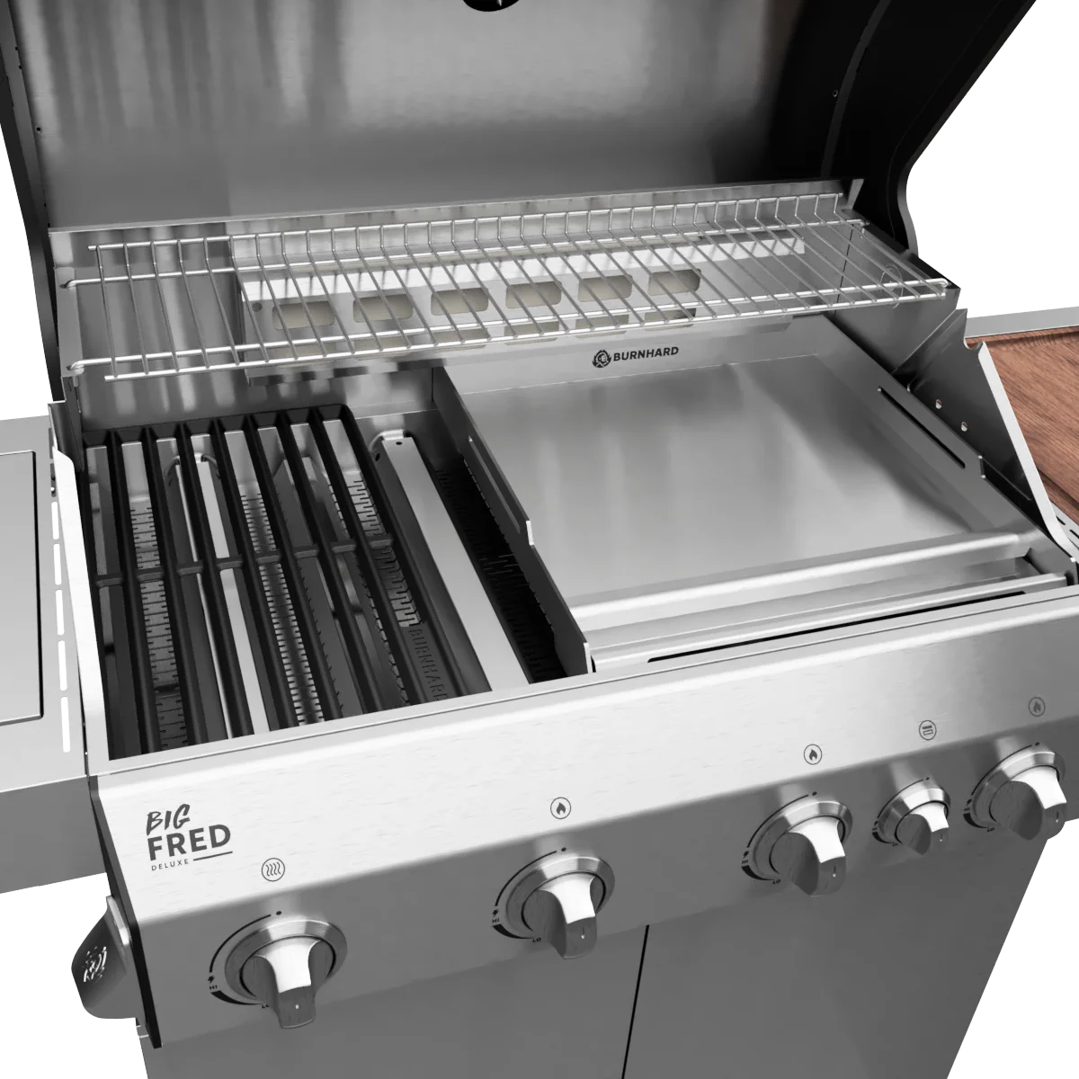 Burnhard Premium Plancha Grillplatte Einsatzpfanne FRED, Grillzubehör, Detailansicht 3