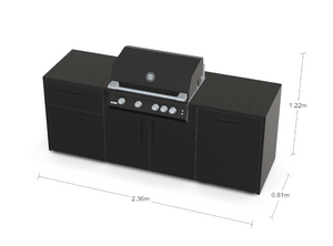 Brabura The Basic TWO All Black, Detailansicht 1