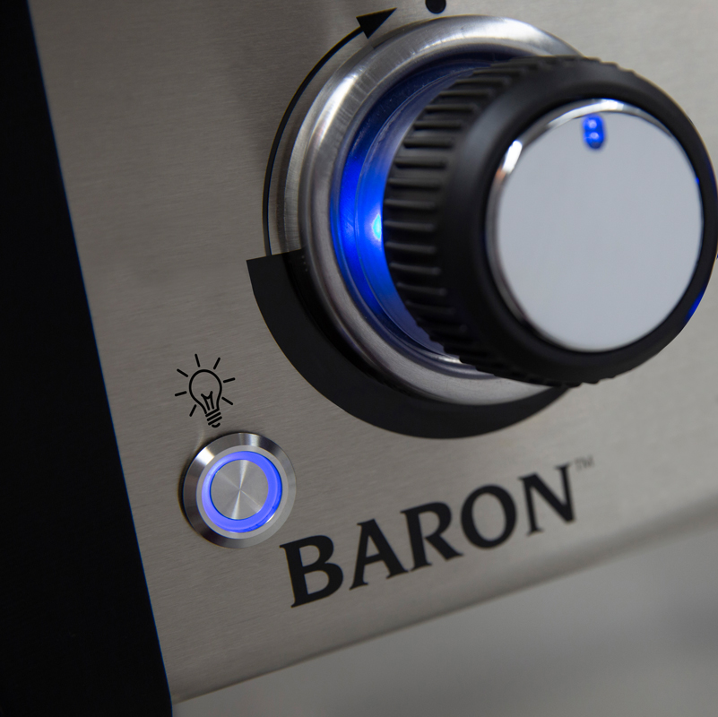 Broil King Baron S 590 IR inklusive Drehspieß & Infrarotbrenner, Grillrost aus Gusseisen, für 1 - 15, Detailansicht 10
