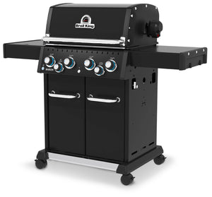Broil King Baron 490 IR Shadow inkl. Drehspieß & Infrarot-Seitenbrenner, Grillrost aus Gusseisen, für 1 - 12, Detailansicht 2