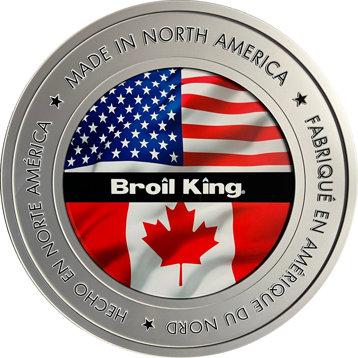Broil King Schild "Made in North America"